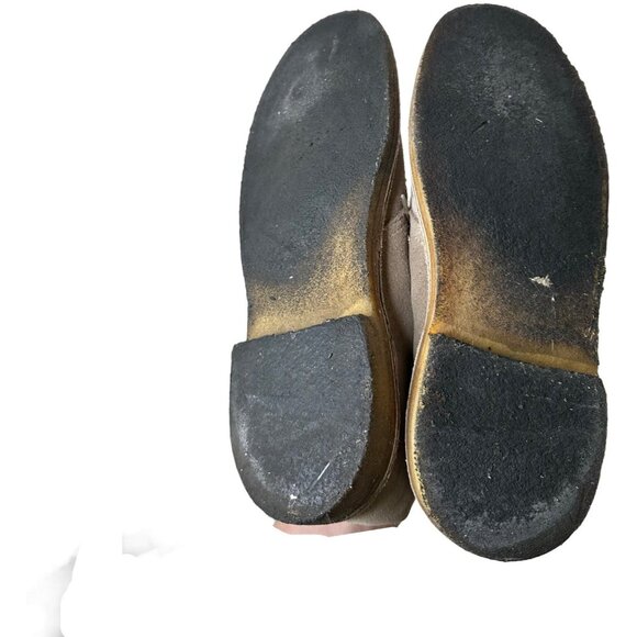 Clarks Originals Desert Boots Mens Size 7.5 Beige Sand Suede Crepe Sole Chukka - Picture 5 of 8